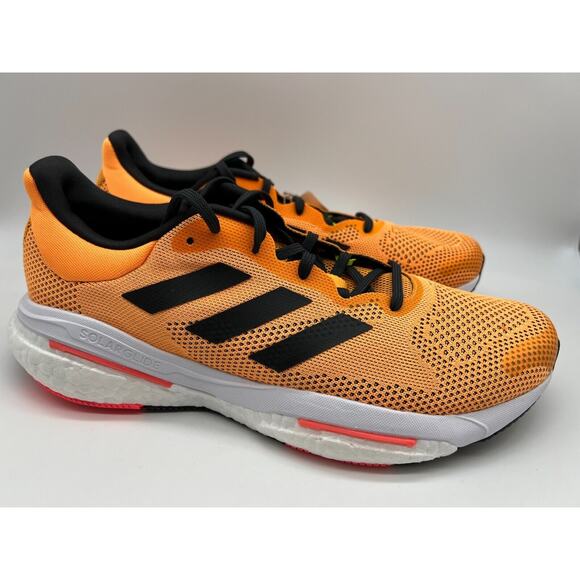 adidas Solarglide 5 Flash Orange Turbo GX5470 Men's Size 10 NWT.🛒 - Picture 1 of 12